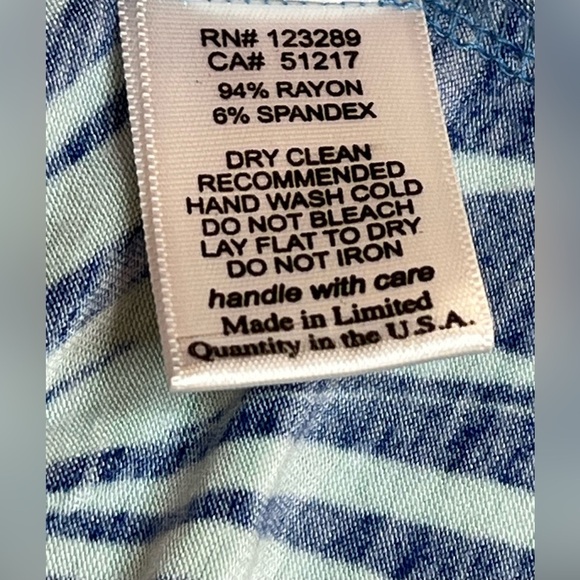 Michael Lauren Marlow Fiesta Mini Dress in a Royal Palm Tree Print, Larg… - Picture 7 of 7